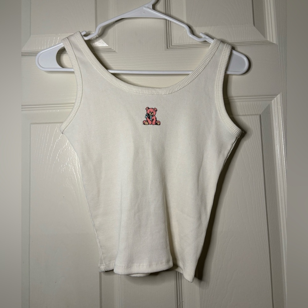 Teddy bear Cropped Tee